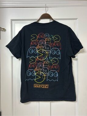 Vintage C-Life Group PAC-MAN Logo Tee in Black